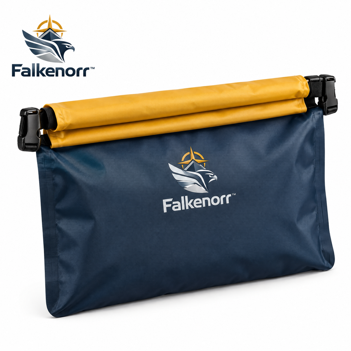 Falkenorr™ SafeSeal Waterproof Document Pouch – Protective Emergency File Bag for Important Papers, Travel & Home Preparedness