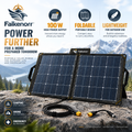 Falkenorr™ SunFold Portable Solar Charging Panel – Foldable Solar Power Panel for Camping, Travel, Emergency Backup & Outdoor Use