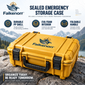 Falkenorr™ StormVault Waterproof Emergency Box – Sealed Portable Storage Case for Emergency Gear, Documents & Outdoor Supplies