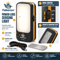 Falkenorr™ BlackoutSense Emergency Light – Automatic Power Failure Detection Lamp with Rechargeable Backup Battery